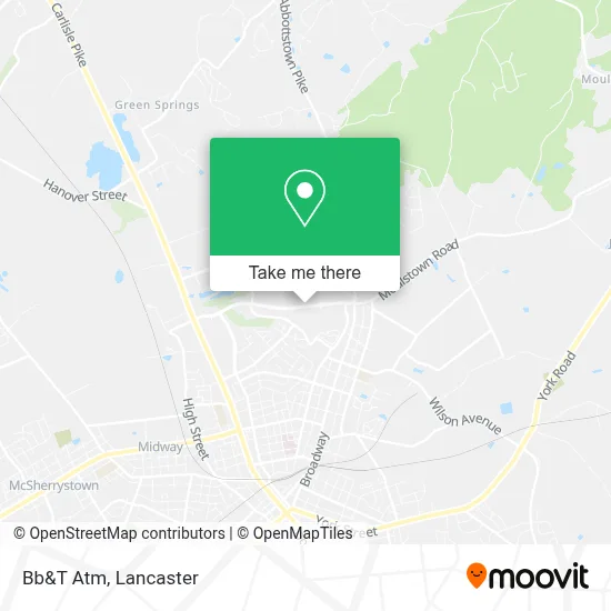Bb&T Atm map