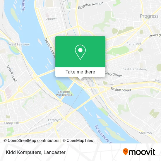 Kidd Komputers map