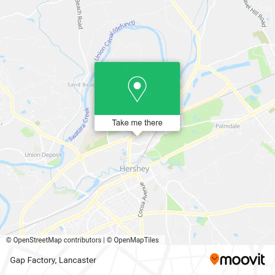 Gap Factory map