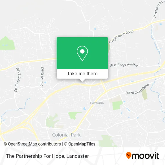The Partnership For Hope map