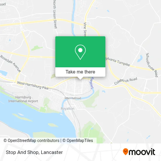 Stop And Shop map