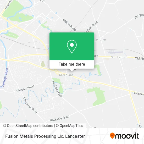 Fusion Metals Processing Llc map