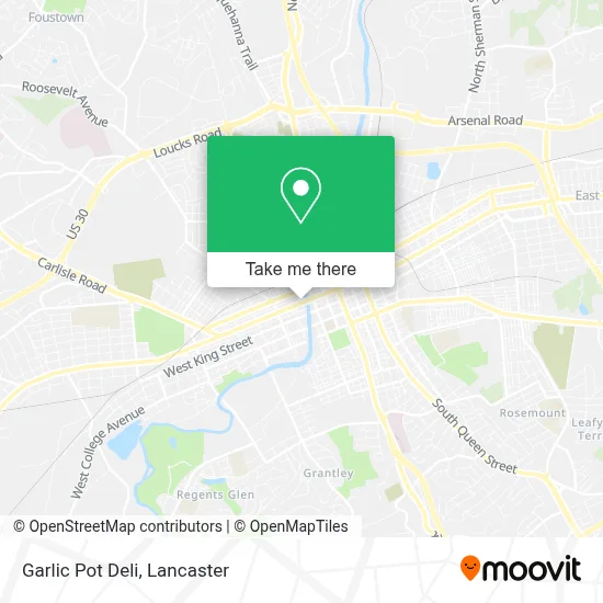 Garlic Pot Deli map