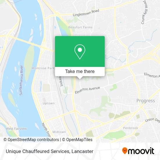 Unique Chauffeured Services map
