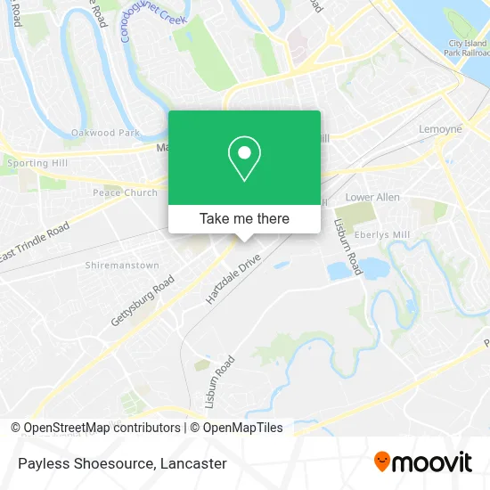 Payless Shoesource map