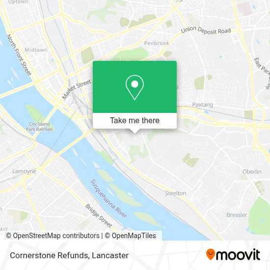 Cornerstone Refunds map