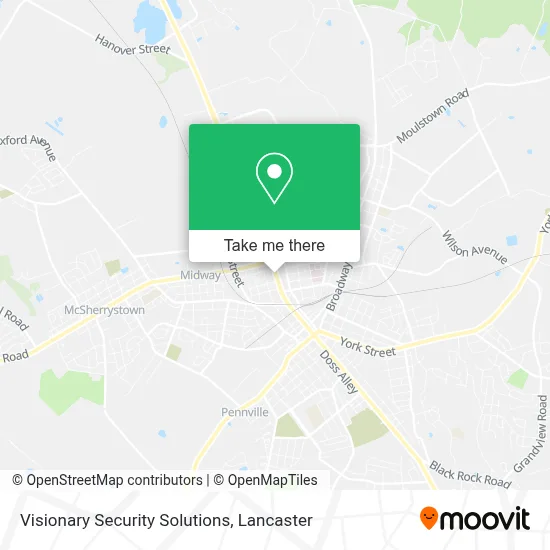 Visionary Security Solutions map