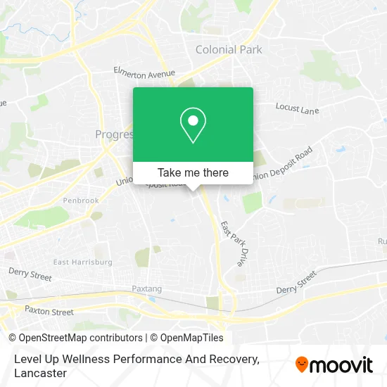 Level Up Wellness Performance And Recovery map