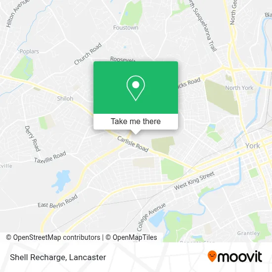 Shell Recharge map