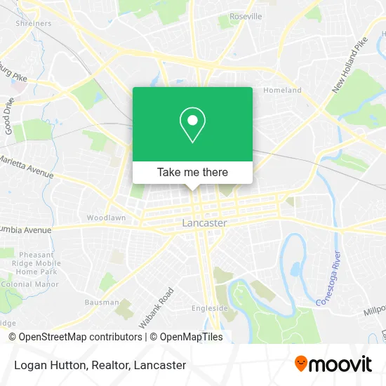 Logan Hutton, Realtor map