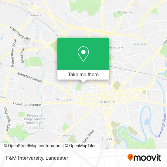 F&M Intervarsity map