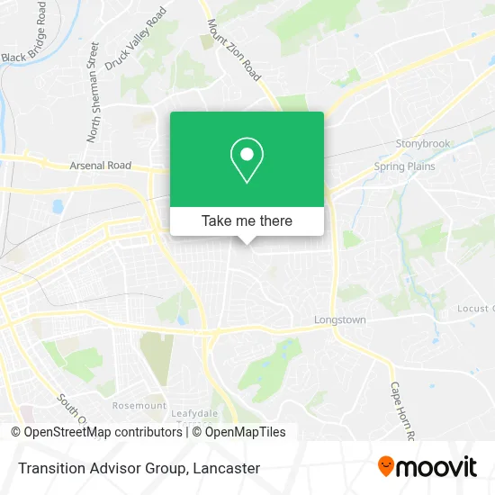 Transition Advisor Group map