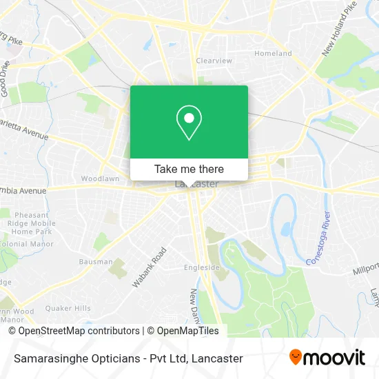 Samarasinghe Opticians - Pvt Ltd map