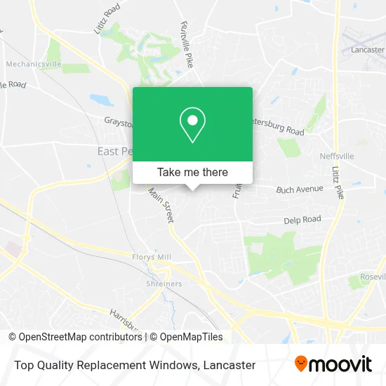 Top Quality Replacement Windows map
