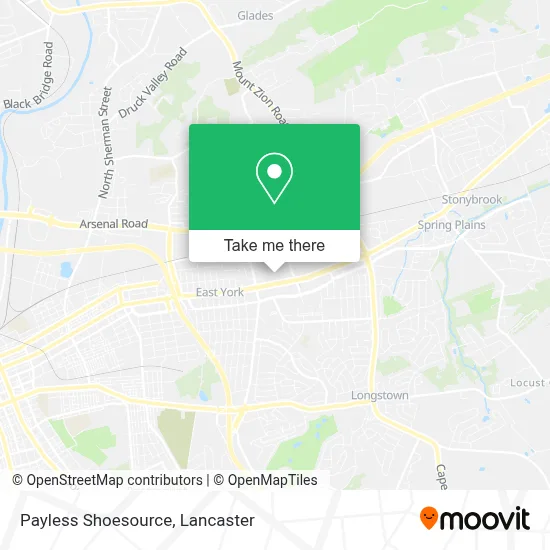 Payless Shoesource map