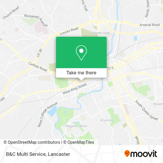 B&C Multi Service map