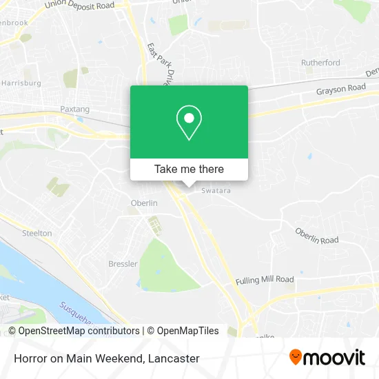 Horror on Main Weekend map