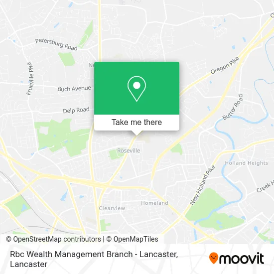 Rbc Wealth Management Branch - Lancaster map