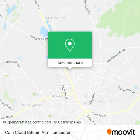 Coin Cloud Bitcoin Atm map