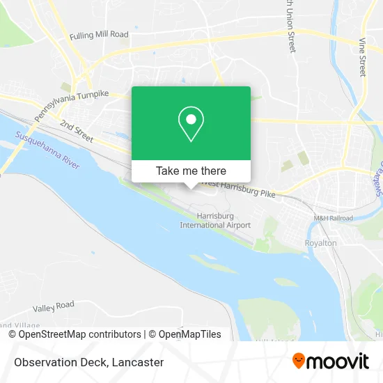 Observation Deck map