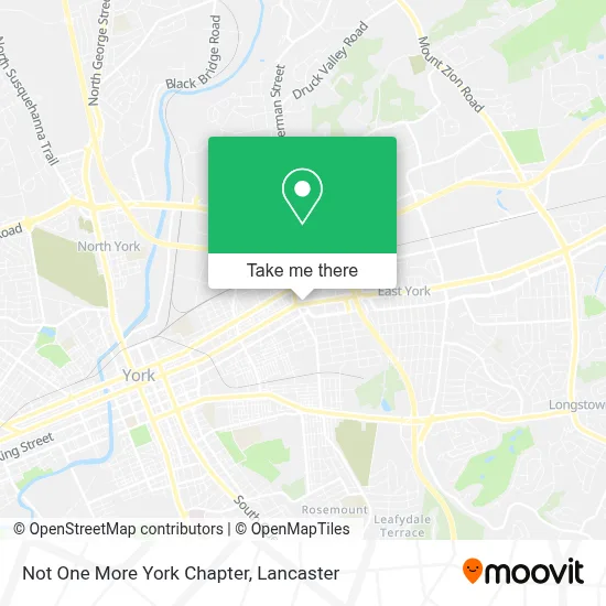 Not One More York Chapter map