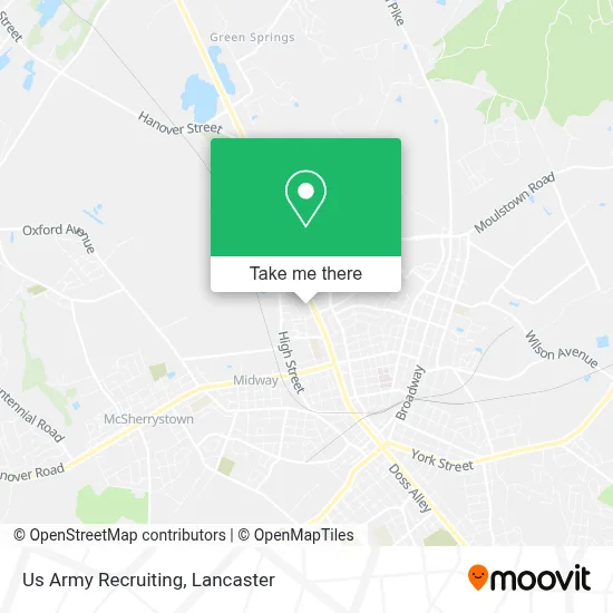 Us Army Recruiting map