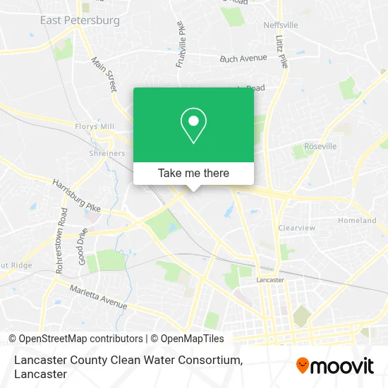 Lancaster County Clean Water Consortium map