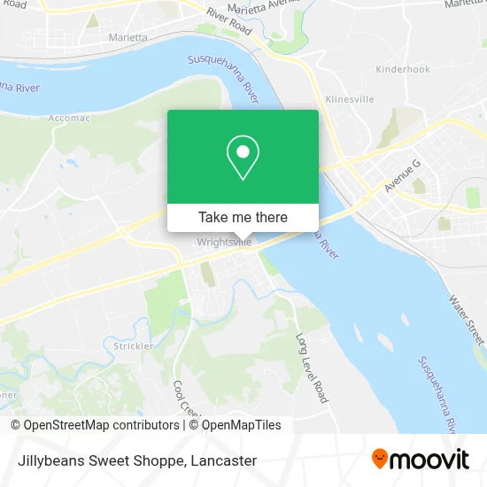 Jillybeans Sweet Shoppe map