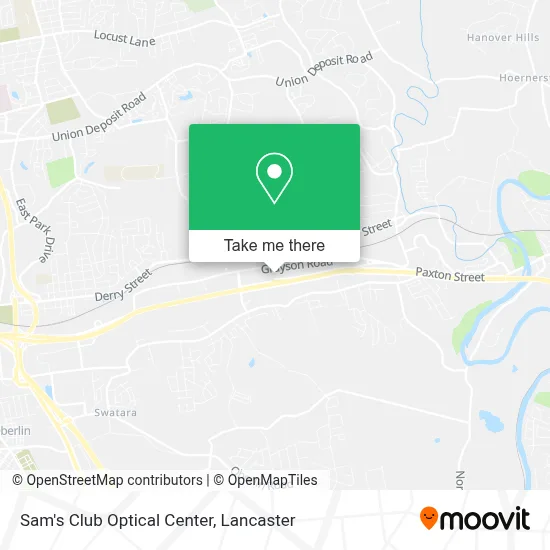 Sam's Club Optical Center map