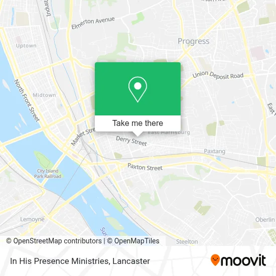 In His Presence Ministries map