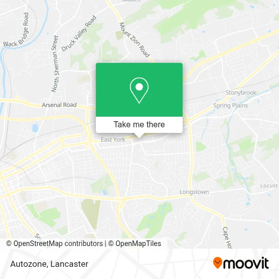 Autozone map