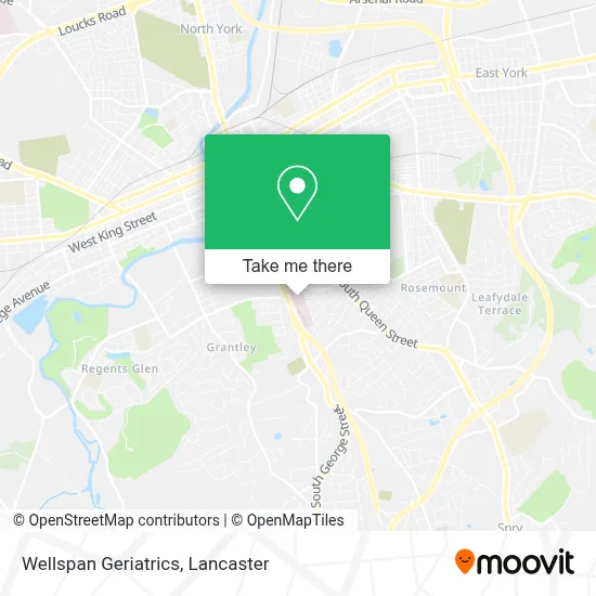 Wellspan Geriatrics map
