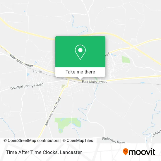 Time After Time Clocks map