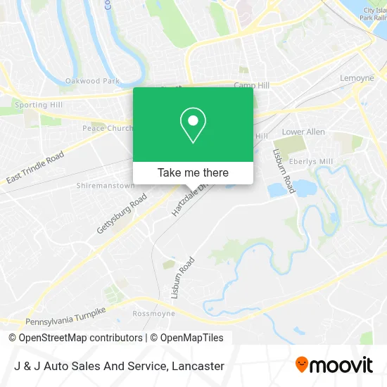 J & J Auto Sales And Service map