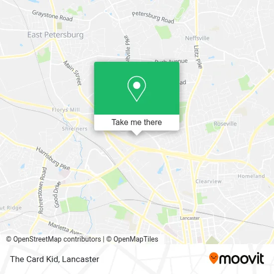 The Card Kid map
