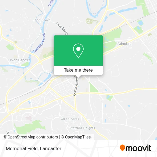 Memorial Field map