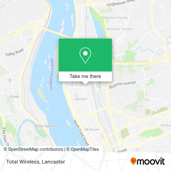 Total Wireless map