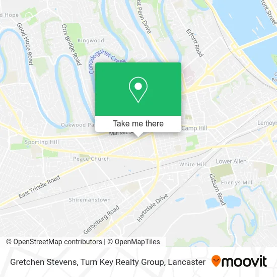 Gretchen Stevens, Turn Key Realty Group map