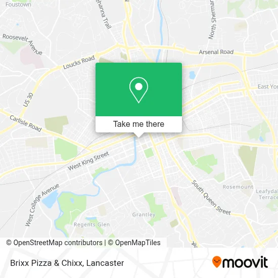 Brixx Pizza & Chixx map