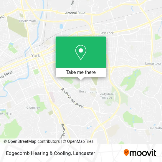 Edgecomb Heating & Cooling map