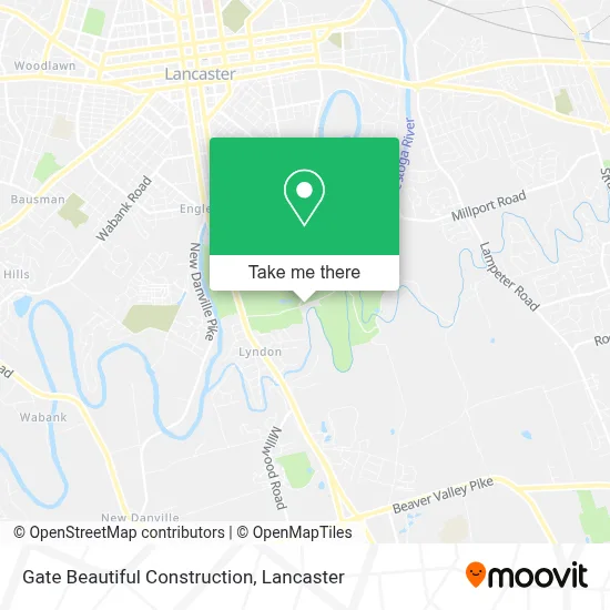 Gate Beautiful Construction map
