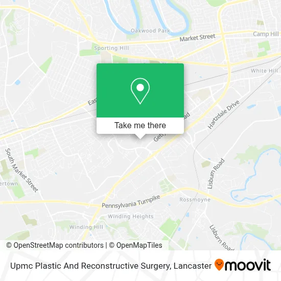 Upmc Plastic And Reconstructive Surgery map