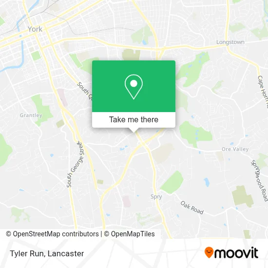 Tyler Run map