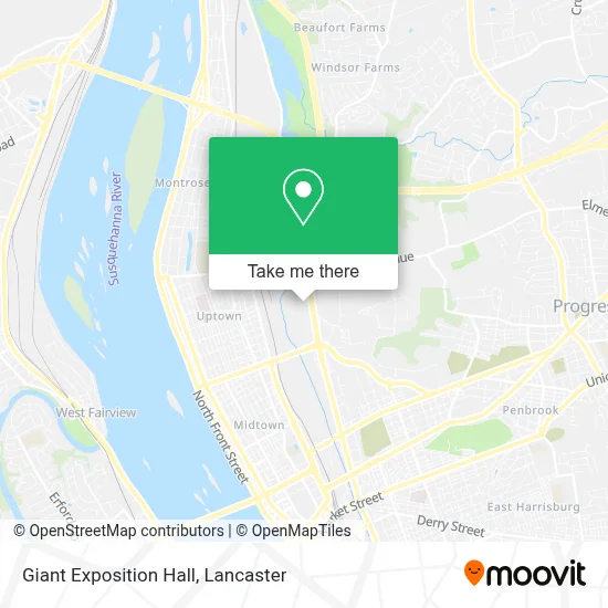 Giant Exposition Hall map