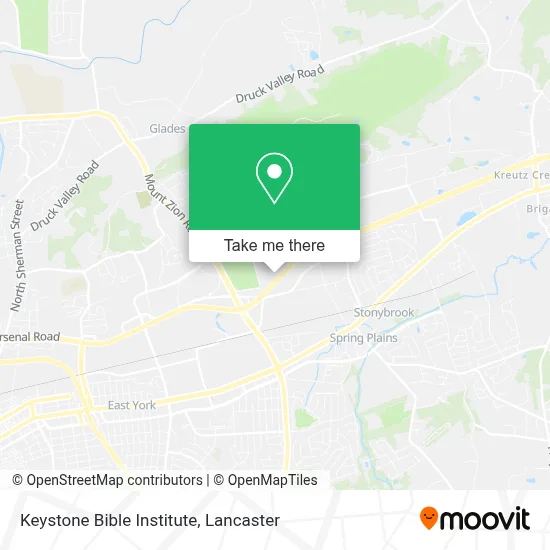Keystone Bible Institute map