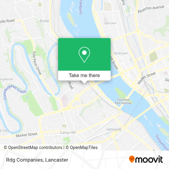 Rdg Companies map