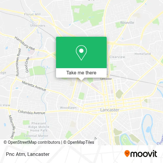 Pnc Atm map