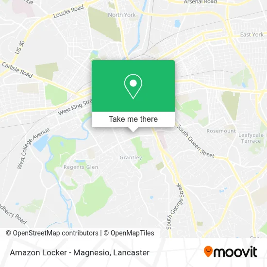 Amazon Locker - Magnesio map