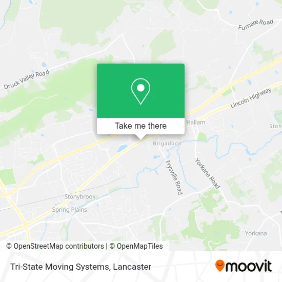 Tri-State Moving Systems map