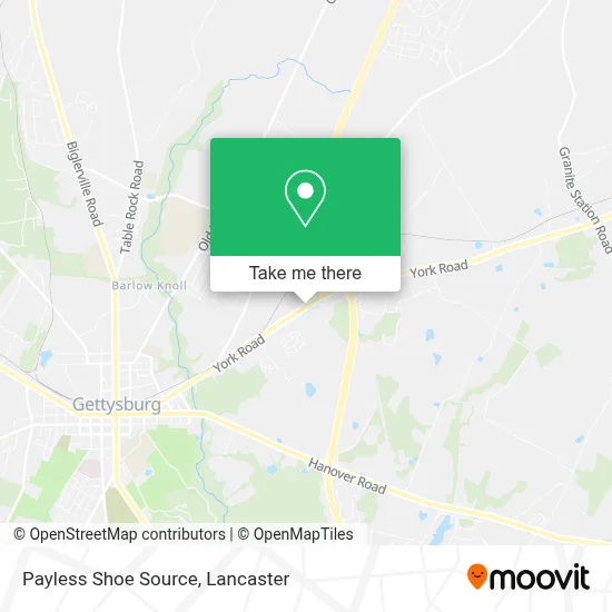 Payless Shoe Source map